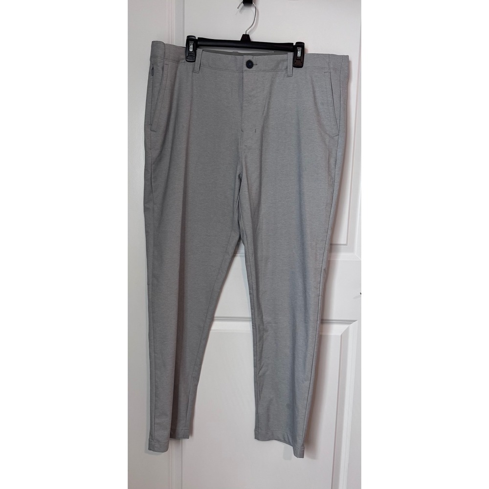 Tommy Bahama Boracay Grey Performance Pants Mens 40x32 Recycled Heathered Golf